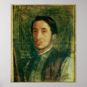Pôster Edgar Degas   Self Portrait as a Young Man