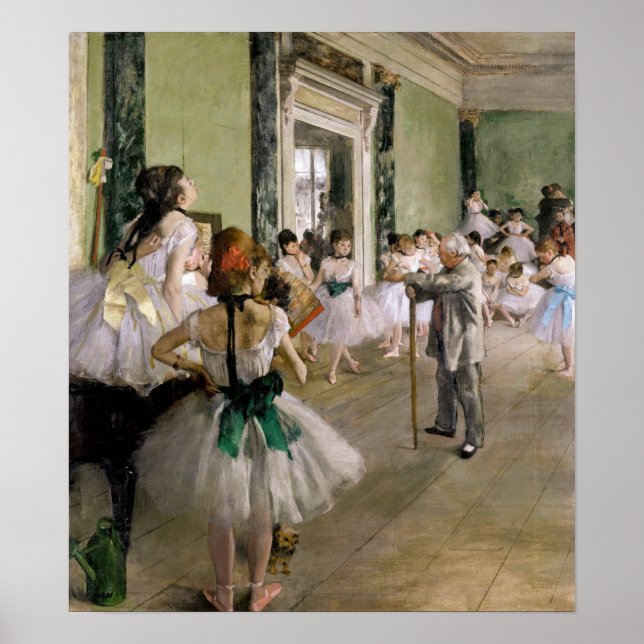 Poster Edgar Degas - The Dance Class (Frente)