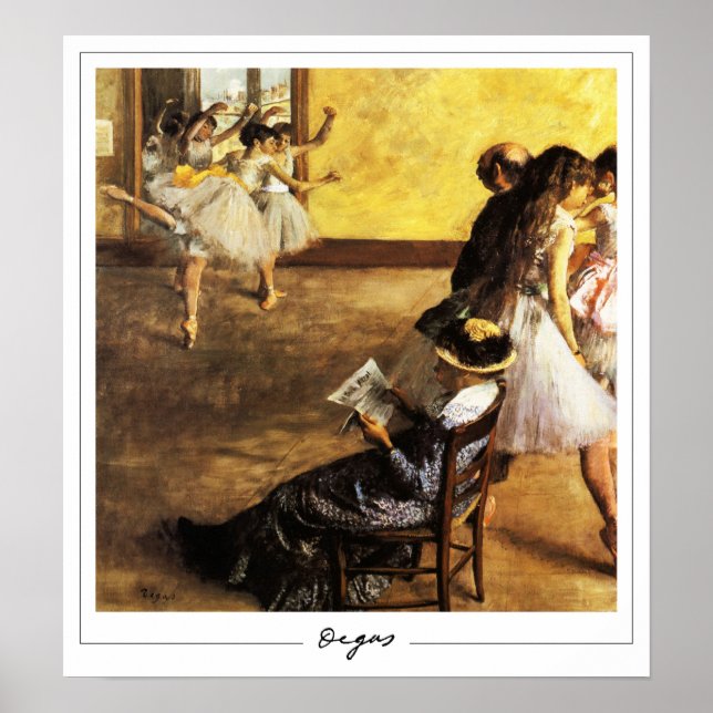 Poster Edgar Degas Zedign Cartaz de Arte #152-2 (Frente)