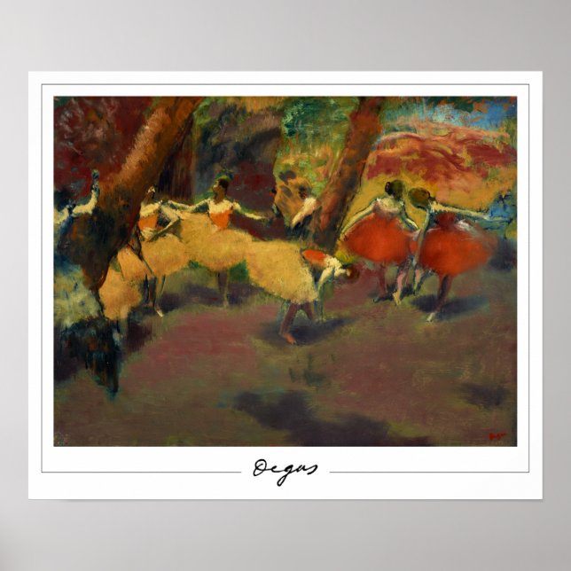 Poster Edgar Degas Zedign Cartaz de Arte #28-2 (Frente)