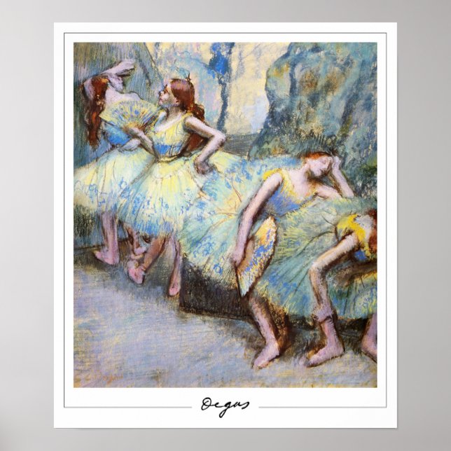 Poster Edgar Degas Zedign Cartaz de Arte #337-2 (Frente)