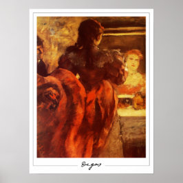 Poster Edgar Degas Zedign Cartaz de Arte #399-2