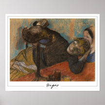 Edgar Degas Zedign Cartaz de Arte #408-2