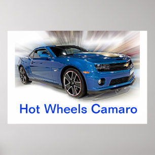 Poster Edição especial das rodas quentes de Camaro