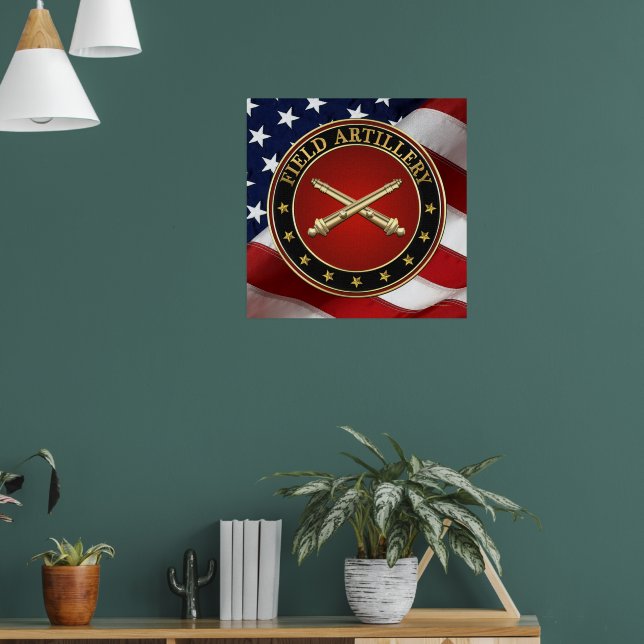 Poster Edição Especial Insígnia do Ramo de Artilharia de  (Sala de Estar 1)