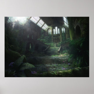 Poster Edifício Abandonado