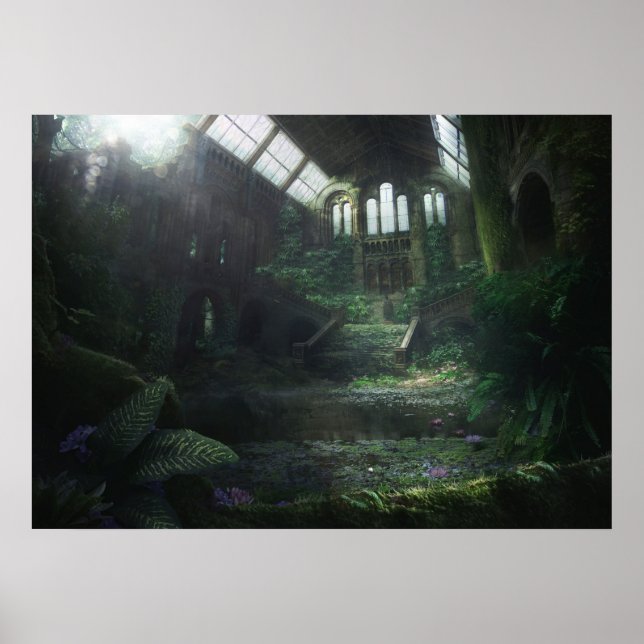 Poster Edifício Abandonado (Frente)