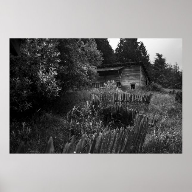 Poster Edifício abandonado (Frente)