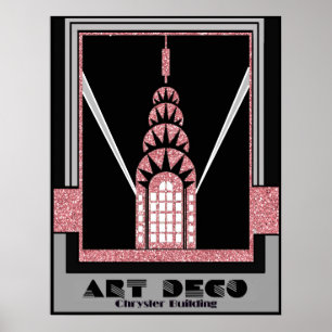 Poster Edifício Art Deco Chrysler