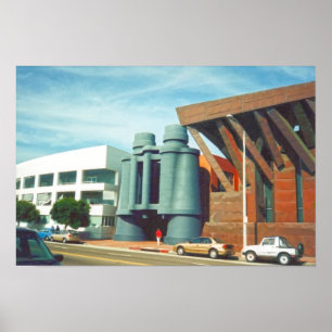 Poster Edifício Binóculos, Veneza, Califórnia