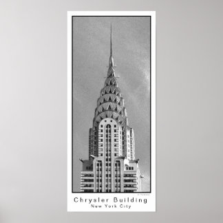 Poster Edifício Chrysler / Nova Iorque