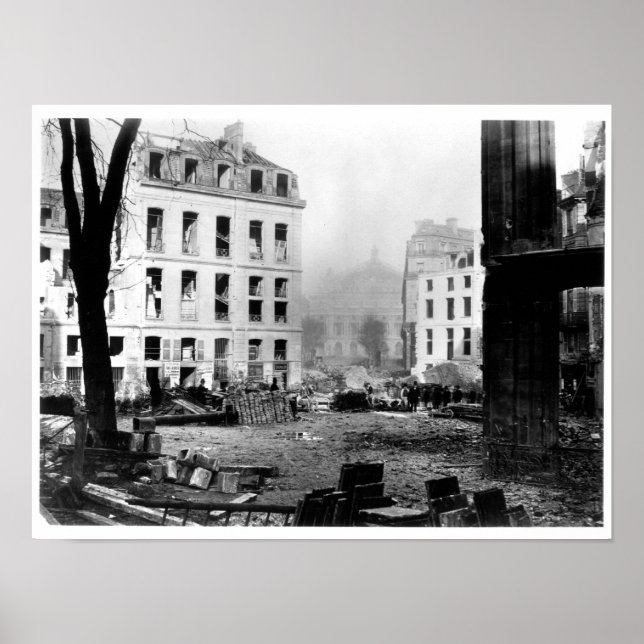 Poster Edifício da Avenida de l'Opera (Frente)