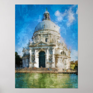 Poster Edifício de acrílico