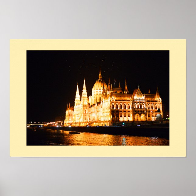 Poster Edifício do Parlamento em Budapeste (Frente)