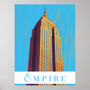 Poster Edifício Empire State Cidade de Nova York