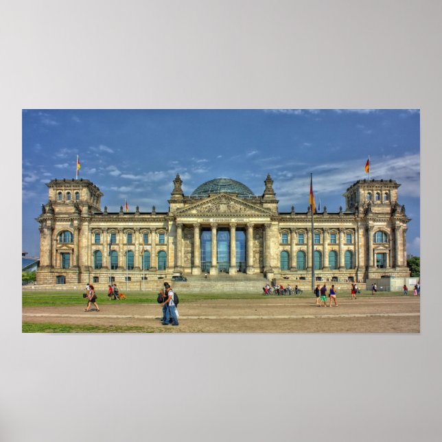 Poster Edifício Reichstag, Berlim (Frente)