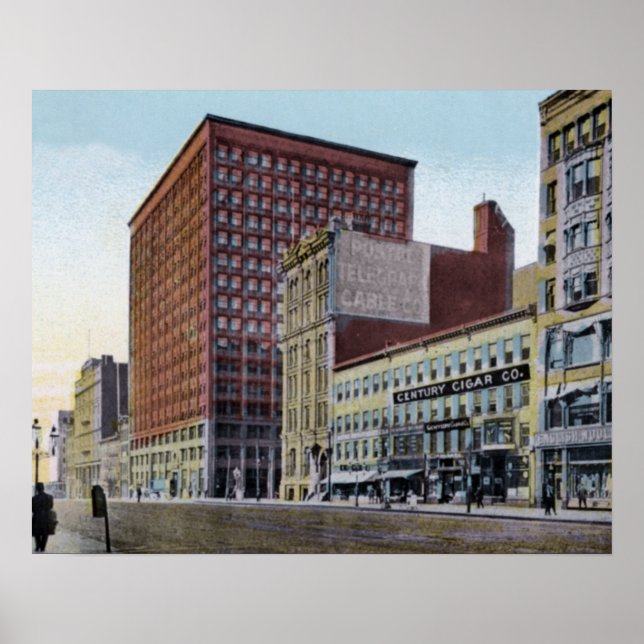 Pôster Edifício Rockefeller Cleveland Ohio (Frente)