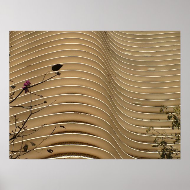 Poster Edifício Wavy (Frente)
