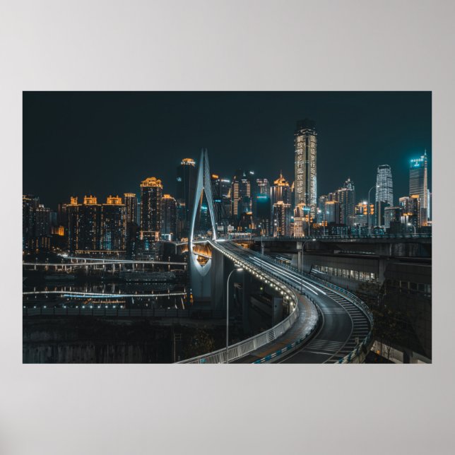 POSTER EDIFÍCIOS CIDADÃOS DURANTE A NOITE (Frente)