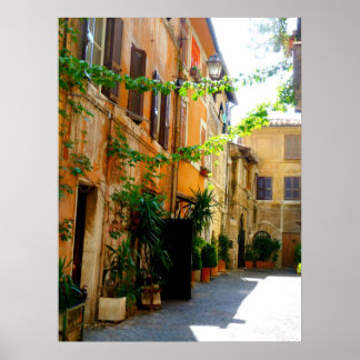 Pôster Edifícios Coloridos de Roma