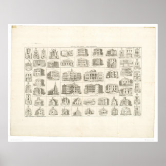 Poster Edifícios públicos de São Francisco (1372A)
