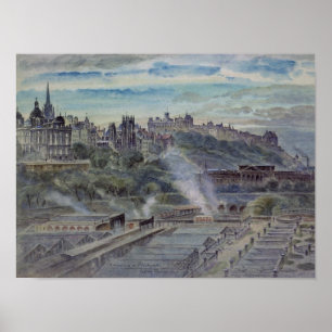 Poster Edimburgo da capela de St Anthony próximo