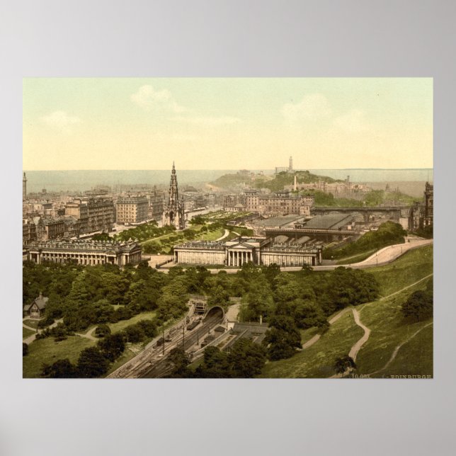 Poster Edimburgo do Castelo, Escócia (Frente)