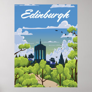 Poster Edimburgo Escócia