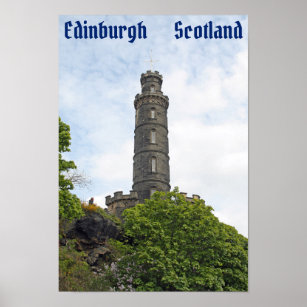 Poster Edimburgo, Escócia