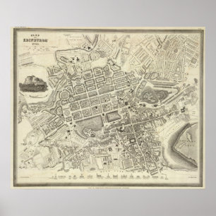 Pôster Edimburgo, Escócia