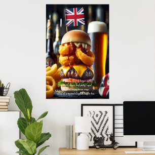 Poster Edinburgh Come: Pub Grub Glory 24x36