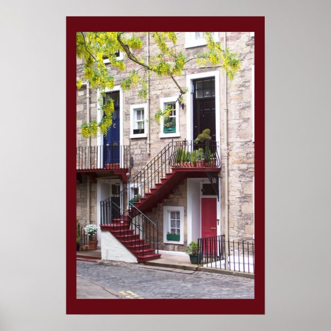 Pôster Edinburgh Door (Frente)