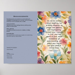 Poster Editar, Baixar Boletim da Igreja
