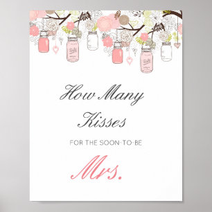 Poster Editável - Imagina quantos beijos para breve Sra.