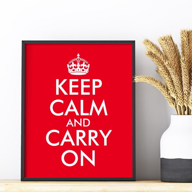 Poster Edite o texto para fazer o seu próprio manter-se c (Edit Text to Make Your Own Keep Calm and Carry On Poster)