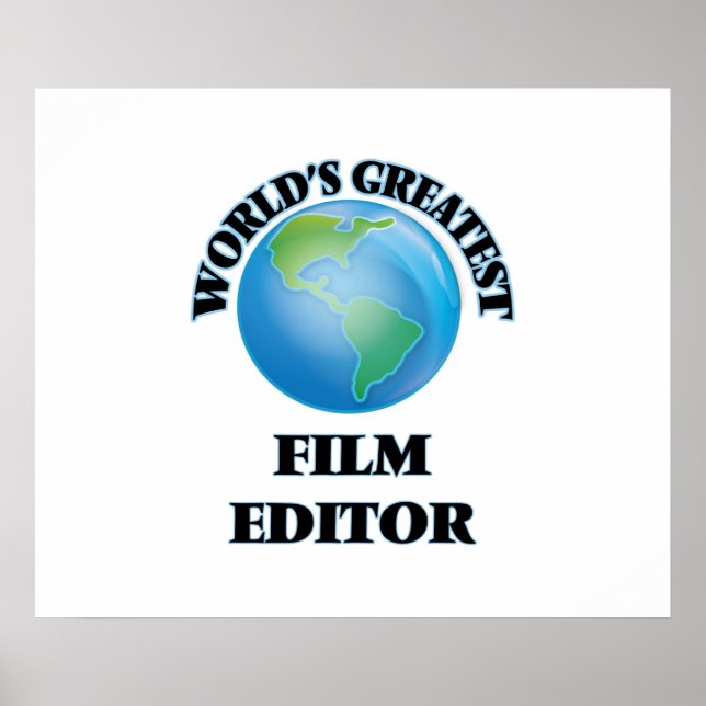 Poster Editor de Filmes Mais Importante do Mundo (Frente)