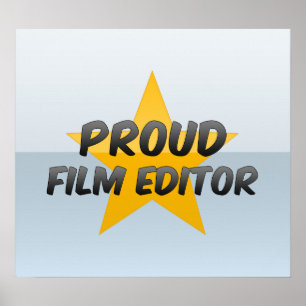 Pôster Editor de filmes orgulhosos