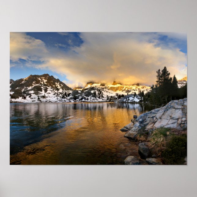 Pôster Ediza Lake Sunset - Serra Nevada (Frente)