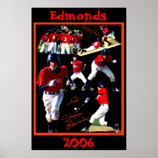 Pôster Edmonds Freshman Baseball Poster2