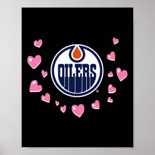 Poster Edmonton Oilers Amor de São Valentim Nhl Licenciad