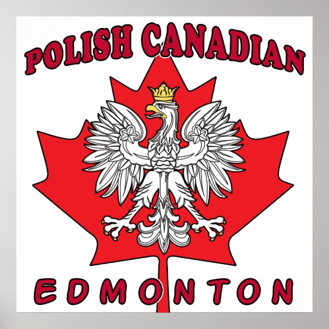 Pôster Edmonton Polonês Folha (Frente)