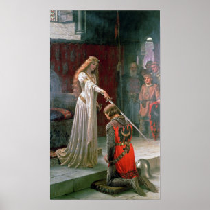 Pôster Edmund Blair Leighton Accolade