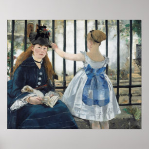 Poster Édouard Manet: A Linha Ferroviária