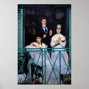 Poster Edouard Manet - A Varanda / Le Balcon