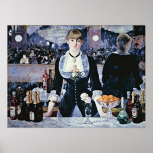 Poster edouard Manet - Bar no Folies-Bergere