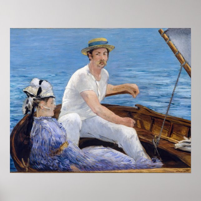 Poster Edouard Manet - Embarcação (Frente)