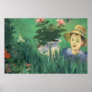 Poster Édouard Manet - Garoto nas Flores