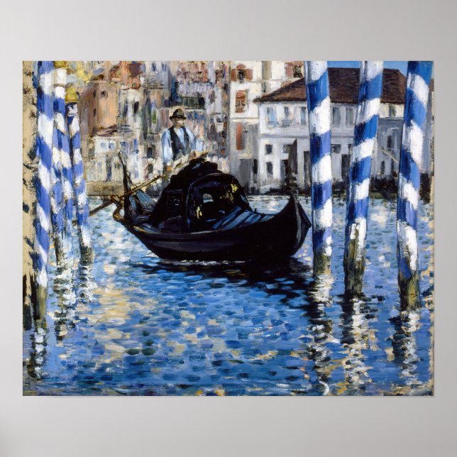 Poster Edouard Manet - Grande Canal, Veneza (Frente)