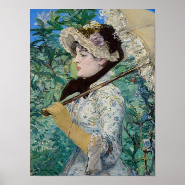 Poster Edouard Manet - Jeanne / Primavera (Frente)