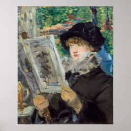 Poster Edouard Manet - Leitura de Mulher